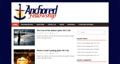 Desktop Screenshot of anchoredfellowship.com