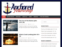 Tablet Screenshot of anchoredfellowship.com